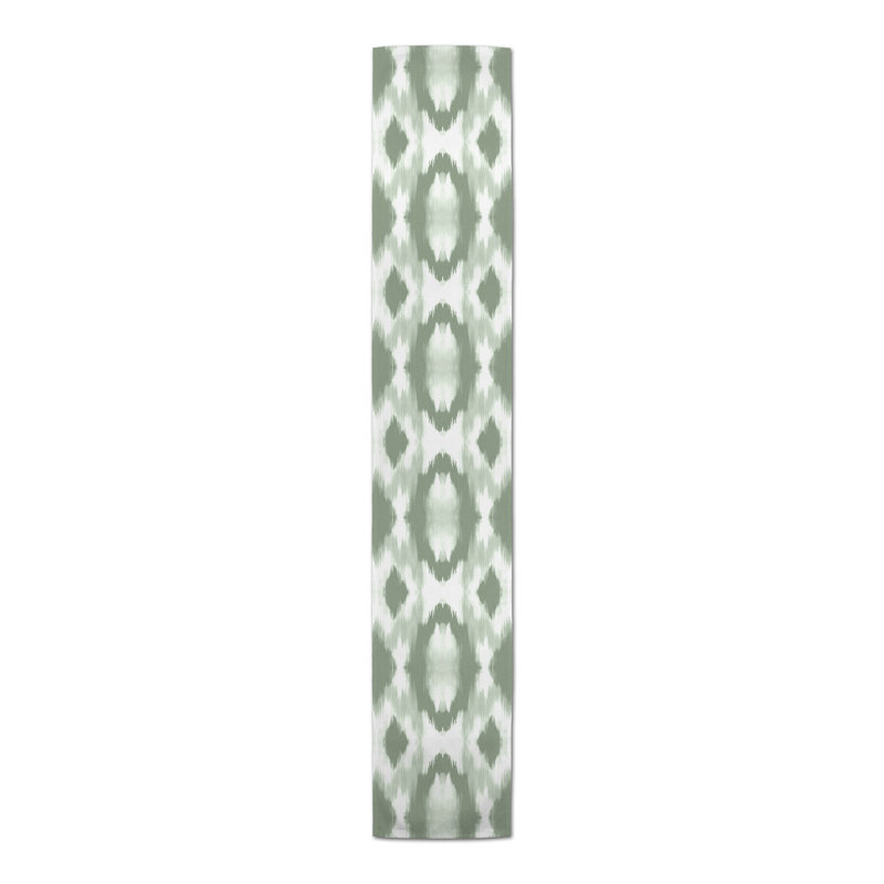 Chemin de table Bleuette, 90 po x 16 po, Vert