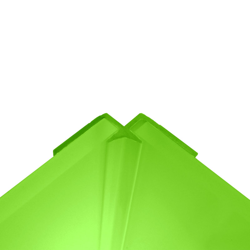 1.2" x 96" Wall Paneling in Green