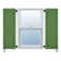 Atlantic Architectural Two Equal Panels, Raised Panel Shutter