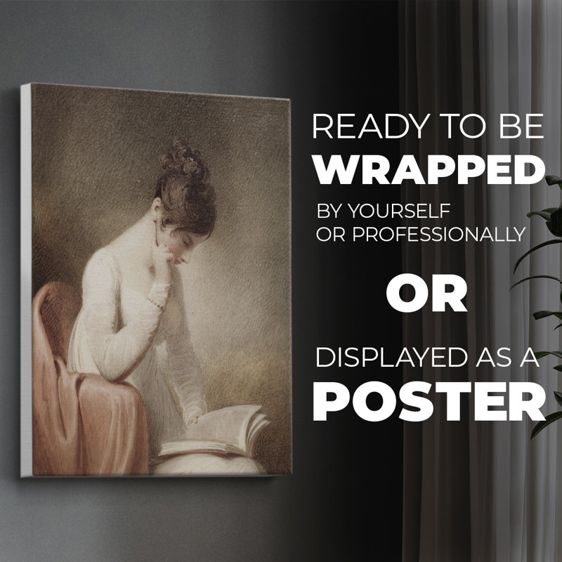 Impression de portrait rétro LXVI - impression sur toile seulement - non encadrée, H 18 po x l 12 po