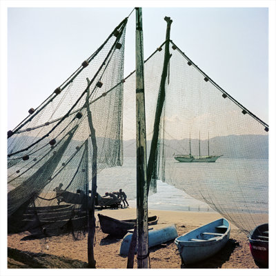 Fishing Boats Print by Slim Aarons