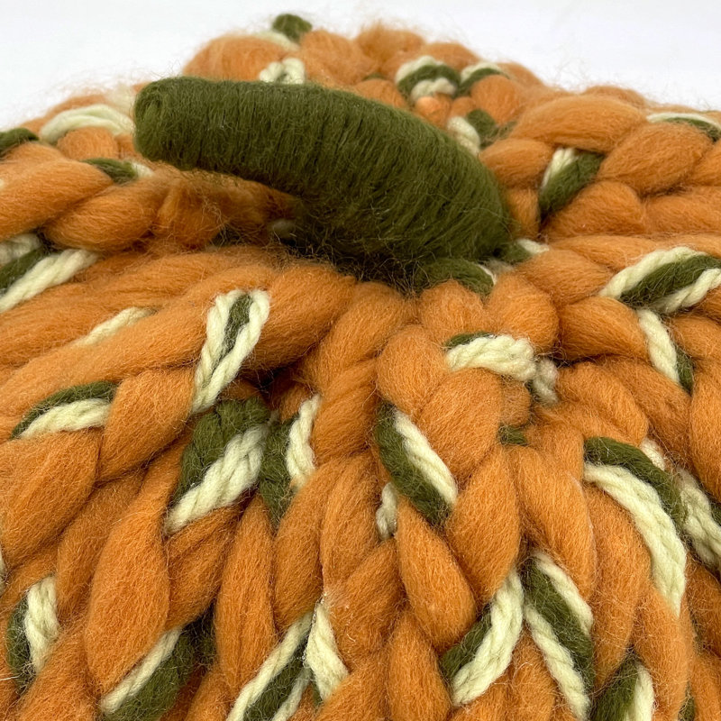 Citrouille tissée moelleuse 9 po
