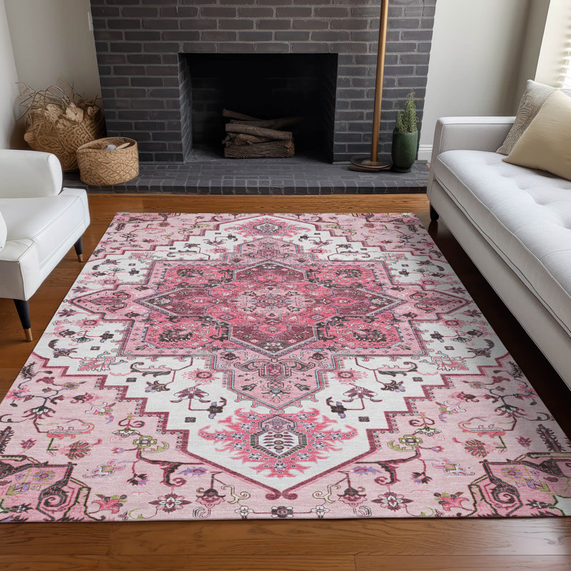 Machine Washable Indoor/Outdoor Chayden ACN1036 Rug, Rectangle 2'6" x 3'10"