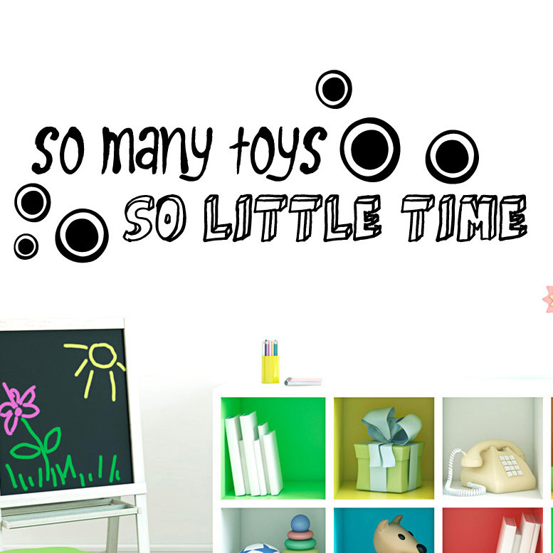 Toy Room Non-Wall Damaging, Black