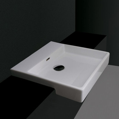 Plain 17.7'' L Bathroom Sink