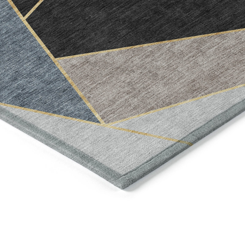 Tapis intérieur / extérieur Loreen avec envers antidérapant, Rectangulaire 8 pi x 10 pi