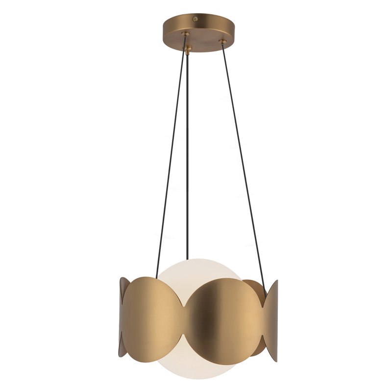 Ciel 1 - Light Pendant, Gold, White/Gold
