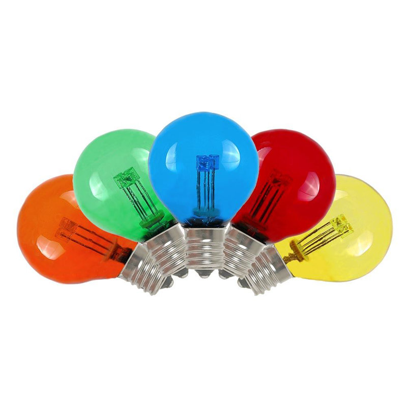 Ampoules à DEL G30, Bleu / Vert / Rouge
