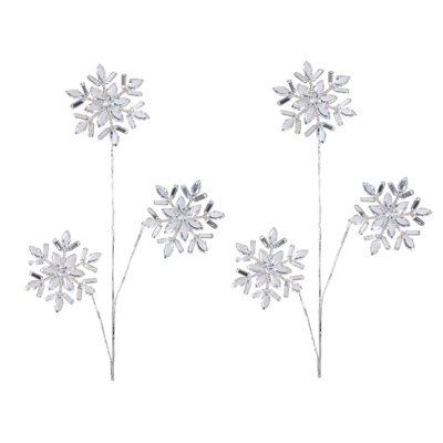 Ensemble de 2 flocons de neige Jewel