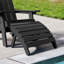 Repose-pieds extérieur pliable en plastique toutes saisons Adirondack (deux ensembles)-1972088867