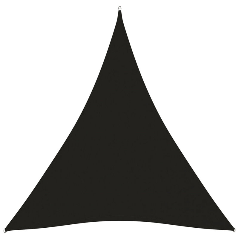 Bekke Triangular Shade Sail, Black, 4m x 5m x 5m