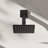 Rugen Rain Shower Head with Handheld, 12" & 6" Dual Shower System with Pressure Balance Valve, High Pressure Rainfall Showerhead Faucet Set Matte Black-86511870