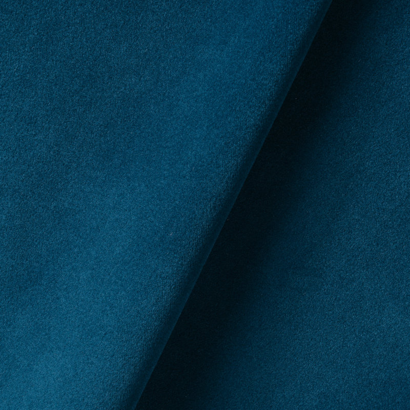 Helaina Upholstered Wingback Bed, Teal Velvet, King