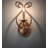 Aneika Steel Candle Wall Light