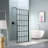 40" - 40 4/5" W x 72" H Frameless Fixed Glass Panel Bathroom Shower Door with Tempered Glass-122920554
