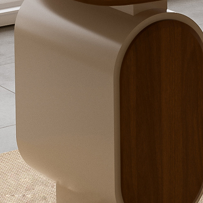 Bureau rectangulaire à 3 tiroirs Brownness + Beige, H 29,53 po x l 70,87 po x P 27,56 po, Beige