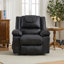 Fauteuil inclinable chauffant et massant télécommandé-74429626