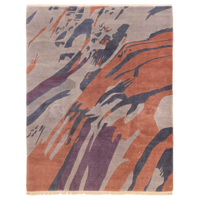 Tapis gris Opulence 7 pi 7 po x 9 pi 8 po