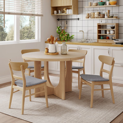 Maxim 5-Piece Mid-Century Modern Dining Set by George Oliver