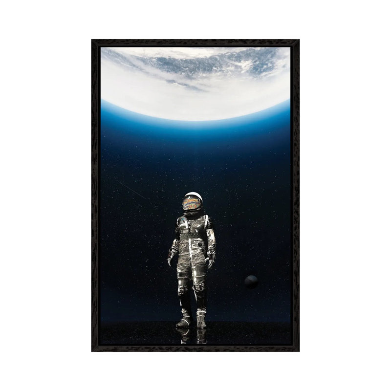 Reflection by Nicebleed - Print on Canvas, 66.04cm H x 45.72cm W x 3.81cm D, Black Framed