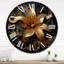 Horloge murale dorée-93383571