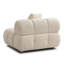 Fauteuil d'angle modulaire Calliope Cream Performance Velvet