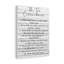 Ten Commandments White - Impression sur toile tendue-281798661