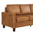 Sampson  83.9 " Genuine Leather Square Arm 3-Seat Sofa-614333845