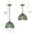 Alexio 1 - Light Brass Pendant