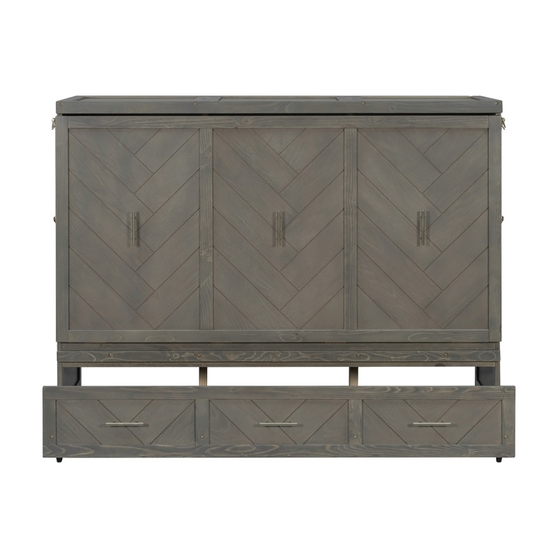 Lit escamotable Murphy, Walnut