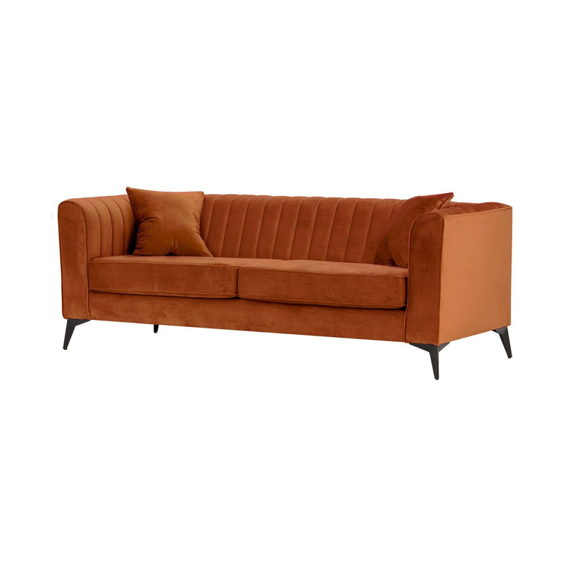 Margo 4 Seater Sofa, 3, Orange