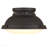 2-Light 14-In Dark Bronze Flush Mount-890330804-890330954