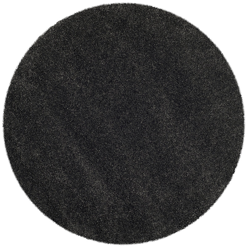 Eastridge Dark Gray Area Rug, Round 5'1"