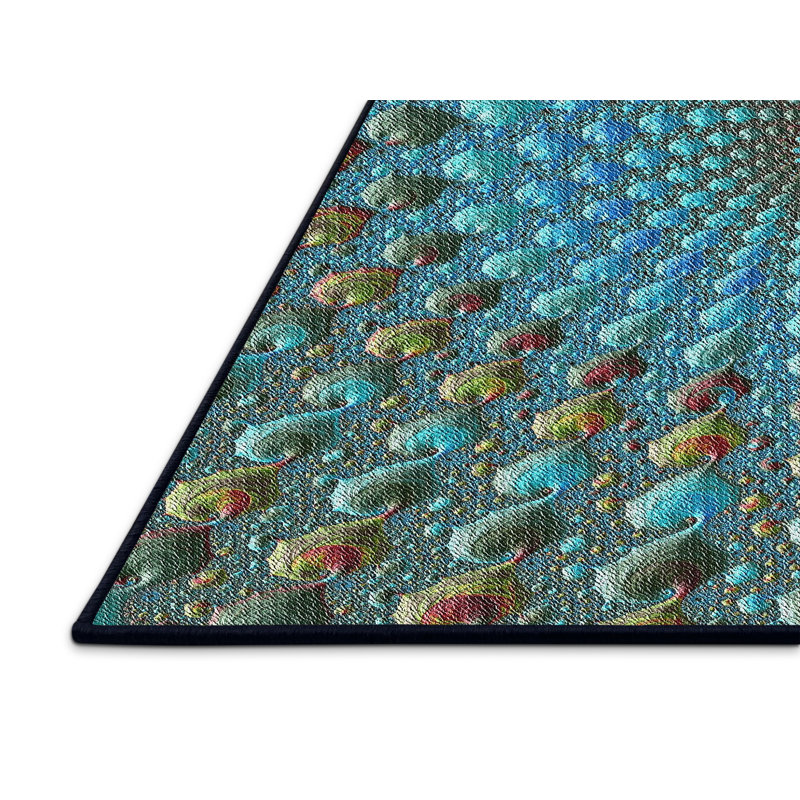 Tapis bleu, Rectangle 5 pi x 7 pi
