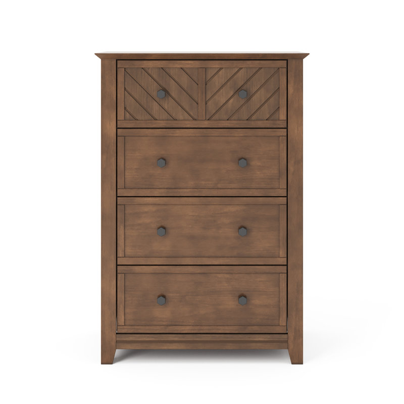 Atwood 4 - Drawer Kids Dresser, Cocoa Bean