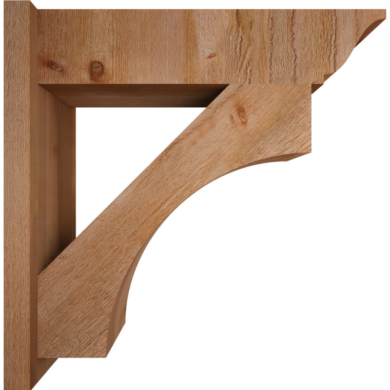 Persienne en bois Westlake, P 30 po x H 30 po, Cèdre rouge de l'Ouest de 8 po (sciage brut)
