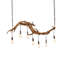 Lustre oblong 7 lumières 52 po