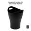 Corbeille pour déchets en plastique avec poignées intégrées Calhoon-2102622925