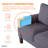 Mayner 75.01'' Upholstered Sofa-131539566