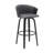 Boeschen Swivel Counter or Bar Height Upholstered Bar Stool with Arms and Footrest in Wood-1968979423-1987370483