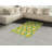 Yellow Flower High Density Long Fiber Poly Threads Decorative Area Rug Carpet-42030985
