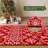 Kikumi Christmas Decorative Washable Area Rug With Non-Slip Backing-2014777324