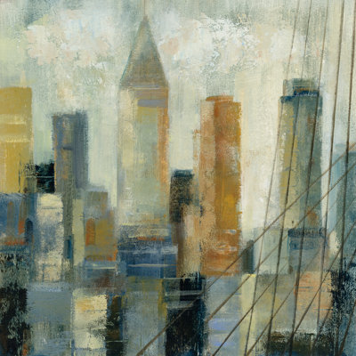 Manhattan Sketches VI - Wrapped Canvas Painting