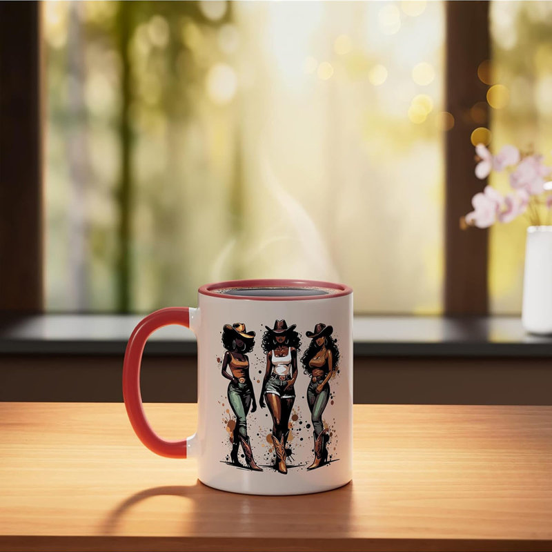 Ceramic Coffee Mug, Red