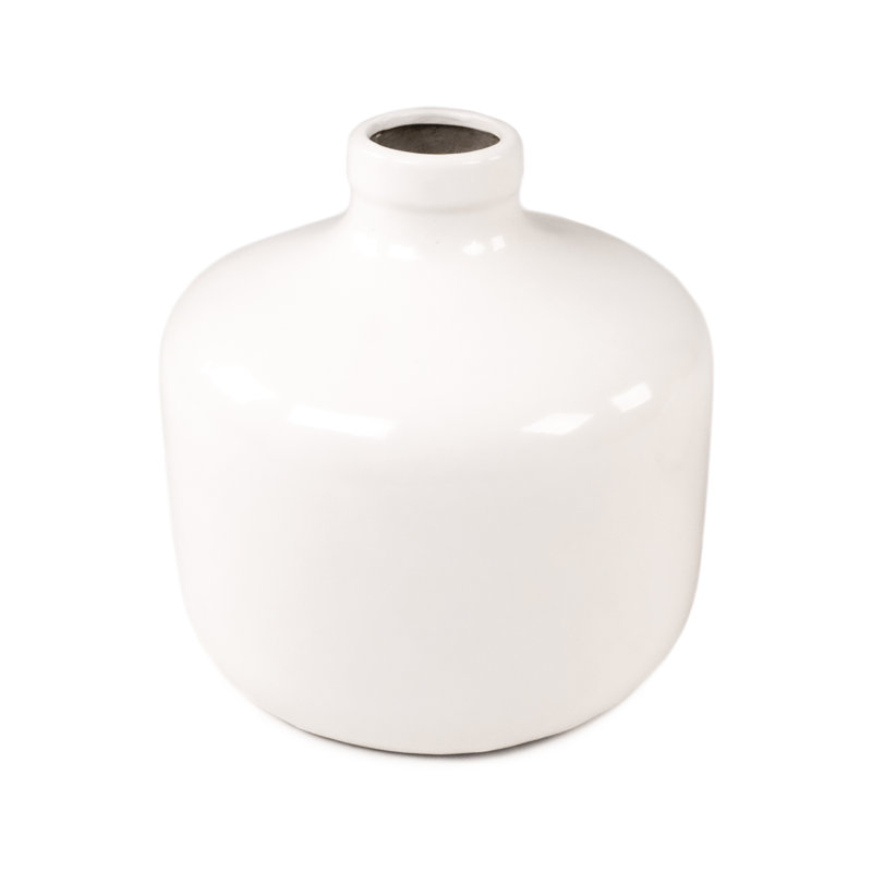 Elisianna Ceramic Table Vase, 12" H x 11.5" W x 11.5" D