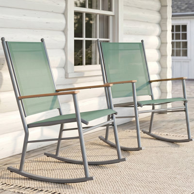 Chaises berçantes de patio pour 2 personnes