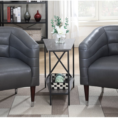Table de bout avec rangement Adreauna 23,75 po