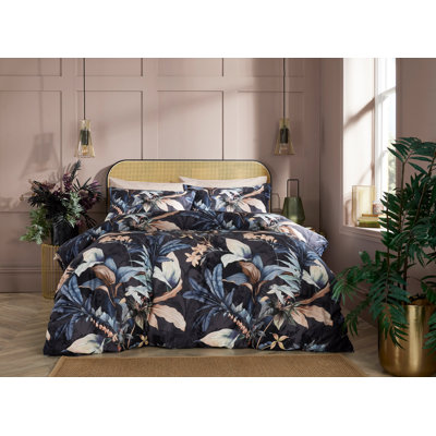 Prater Cotton Floral Duvet Cover with Pillowcases Included
