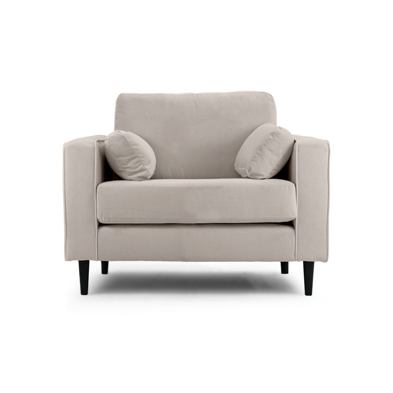 Millerville Velvet Armchair, Mink