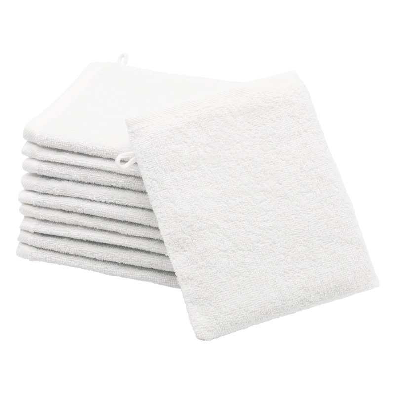 Midweight Washcloth, White